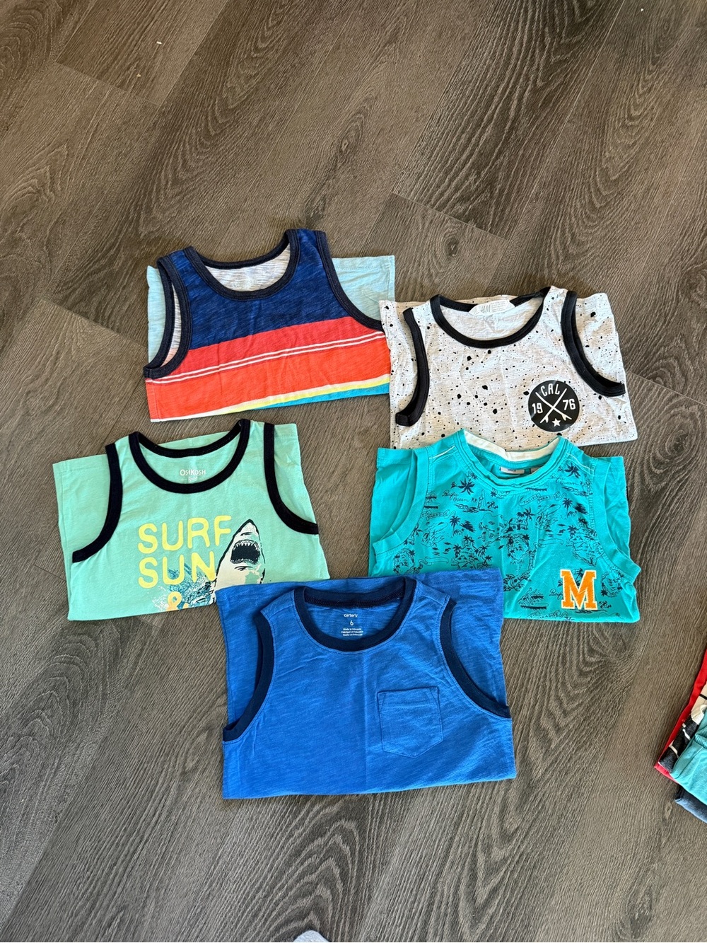 5-Piece Boys Tank Top Bundle for Boys